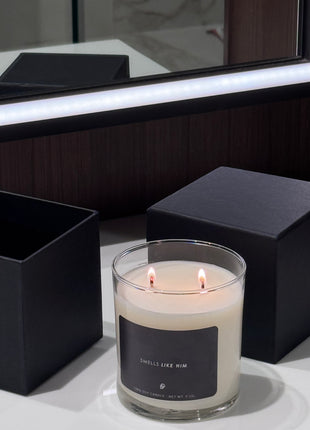 Smells Like Him Candle, 8oz Soy Wax Blend